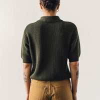 7115 Collared Pullover, Olive