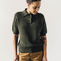 7115 Collared Pullover, Olive