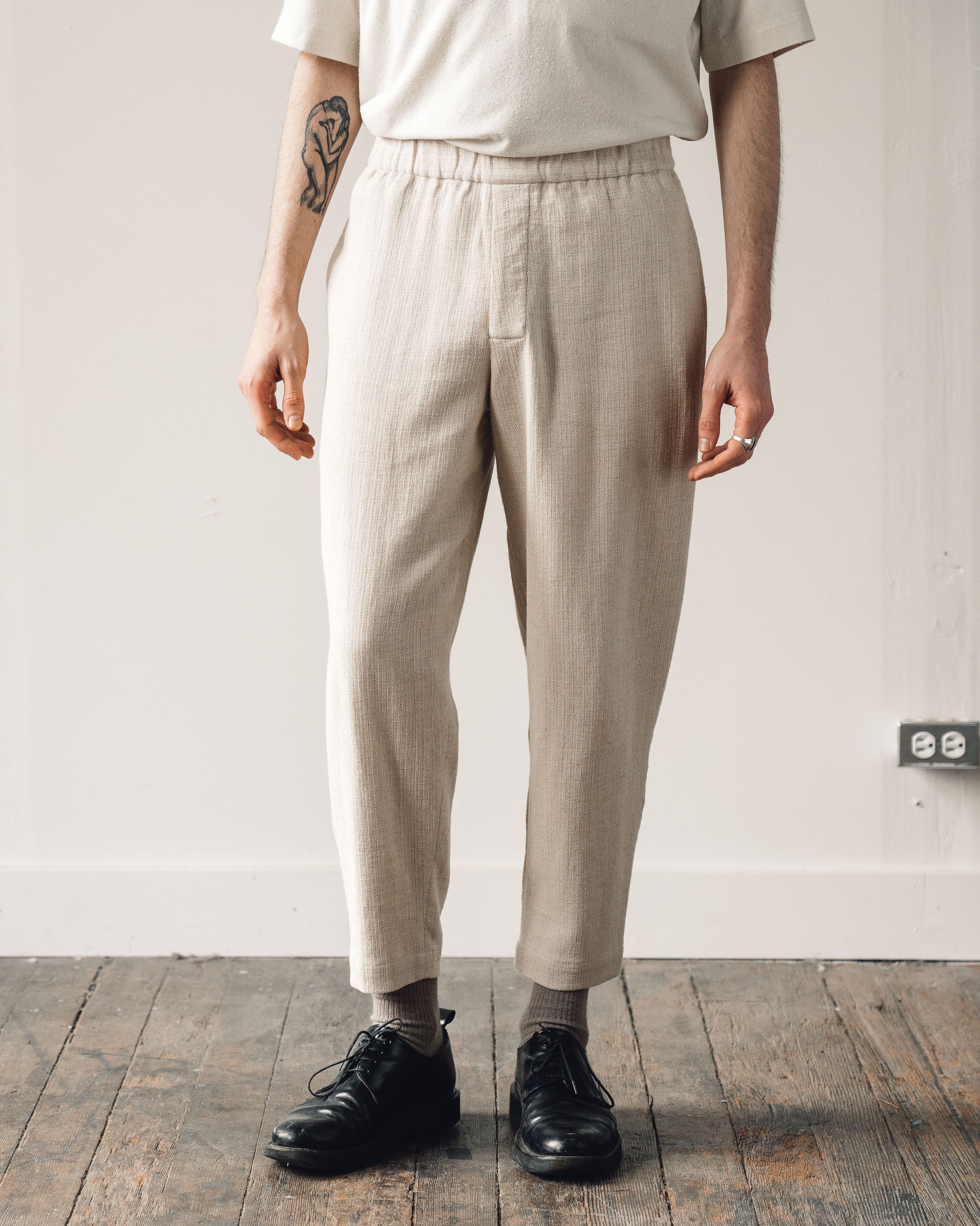 Pure Linen Pull On Wide Leg Trousers  Monsoon  MS