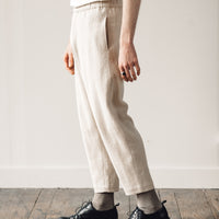 7115 Unisex Elastic Pull-Up Trouser, Oatmeal