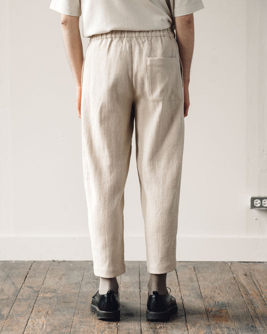 7115 Unisex Elastic Pull-Up Trouser, Oatmeal