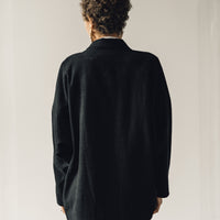 7115 Linen Sumo Jacket, Black