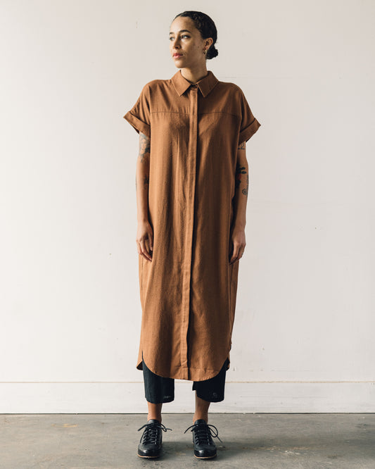 7115 Signature Shirt Maxi Dress