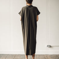 7115 Signature Maxi Shirtdress, Olive