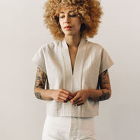 7115 V Neck Panel Top