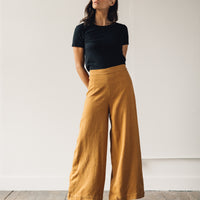 7115 Linen Wide-Legged Trouser