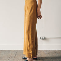 7115 Linen Wide-Legged Trouser, Sienna