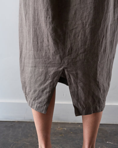 7115 Cocoon Tent Dress, Dark Oak
