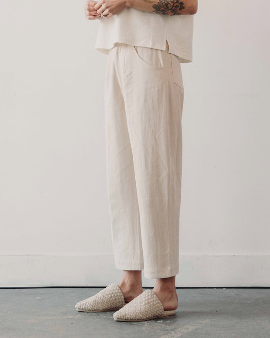 7115 Curve Legged Trouser, Oatmeal