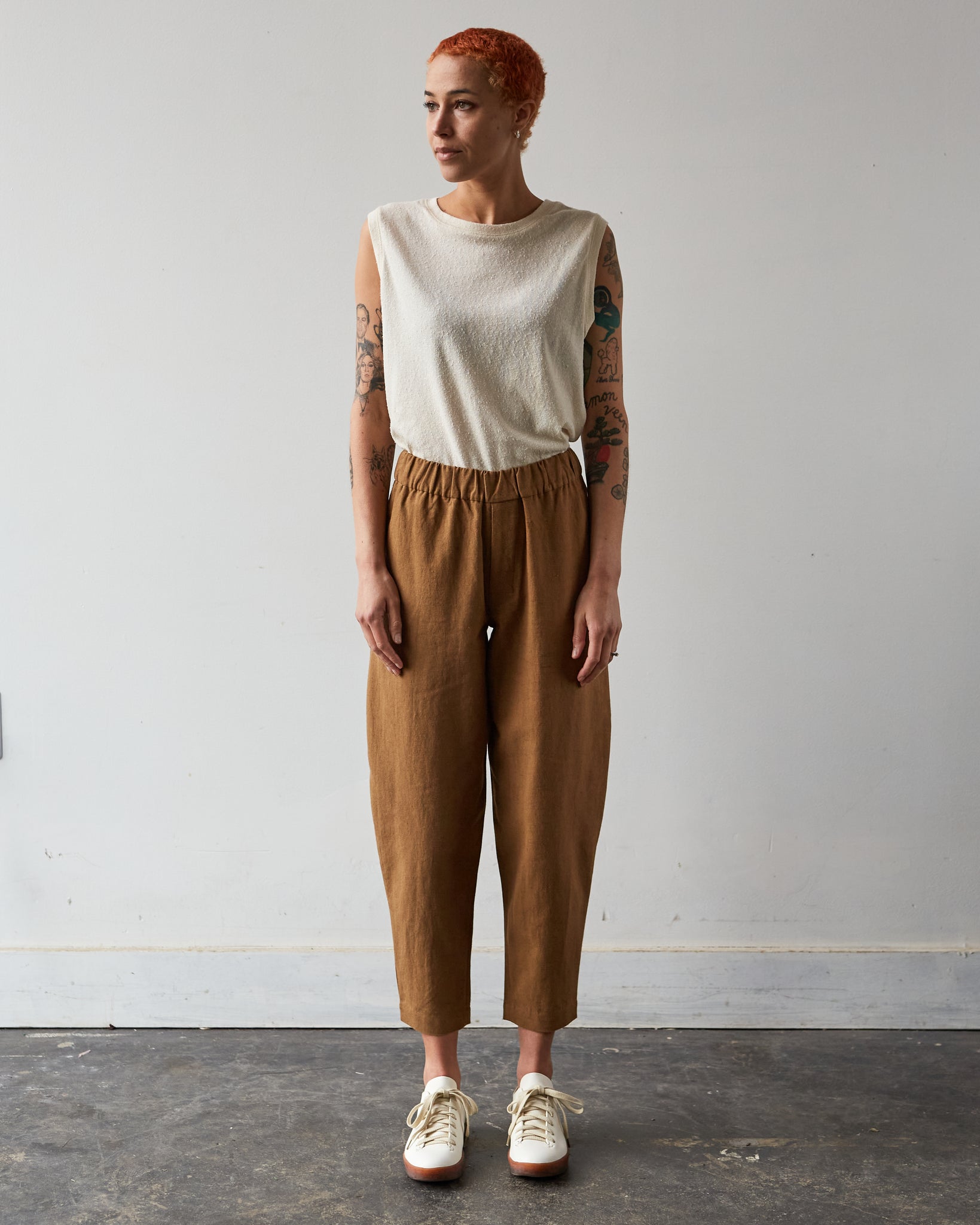 Elastic waist trousers - Woman | MANGO OUTLET United Kingdom