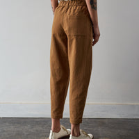 7115 Elastic Pull-Up Trouser, Caramel