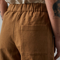 7115 Elastic Pull-Up Trouser, Caramel