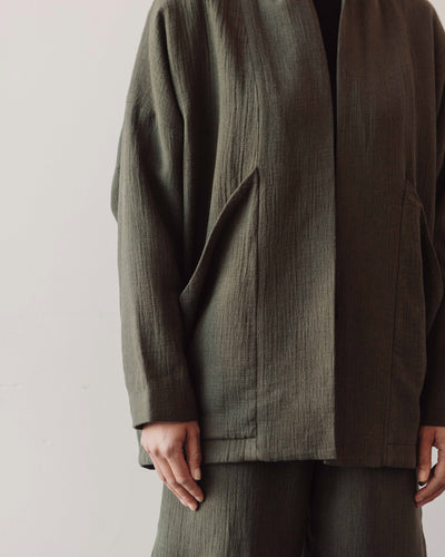 7115 Gauze Sumo Jacket, Deep Moss