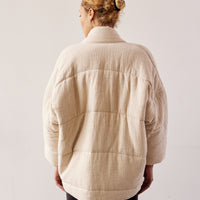 7115 Gauze Sumo Puffer, Oatmeal