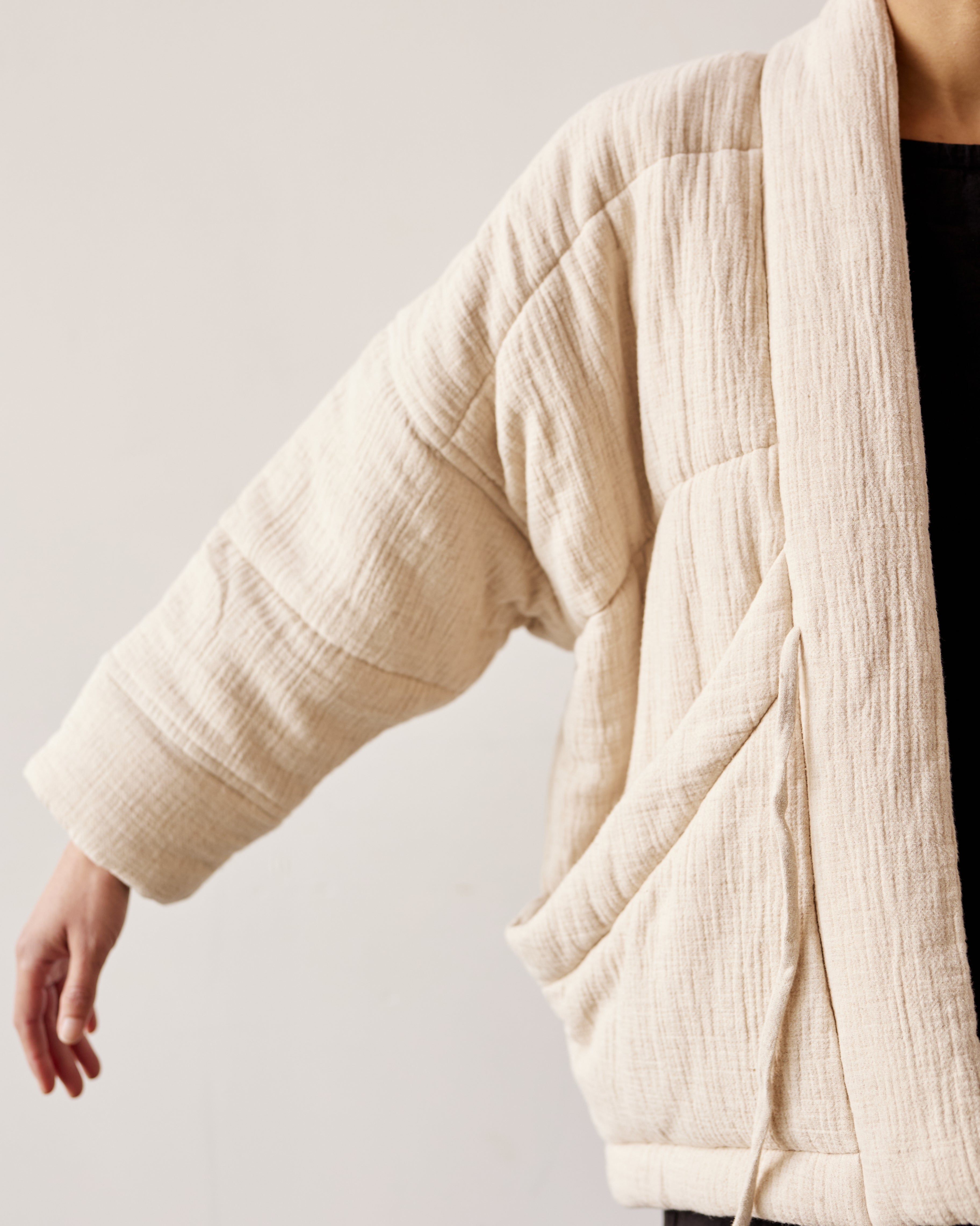 7115 Gauze Sumo Puffer, Oatmeal – Glasswing