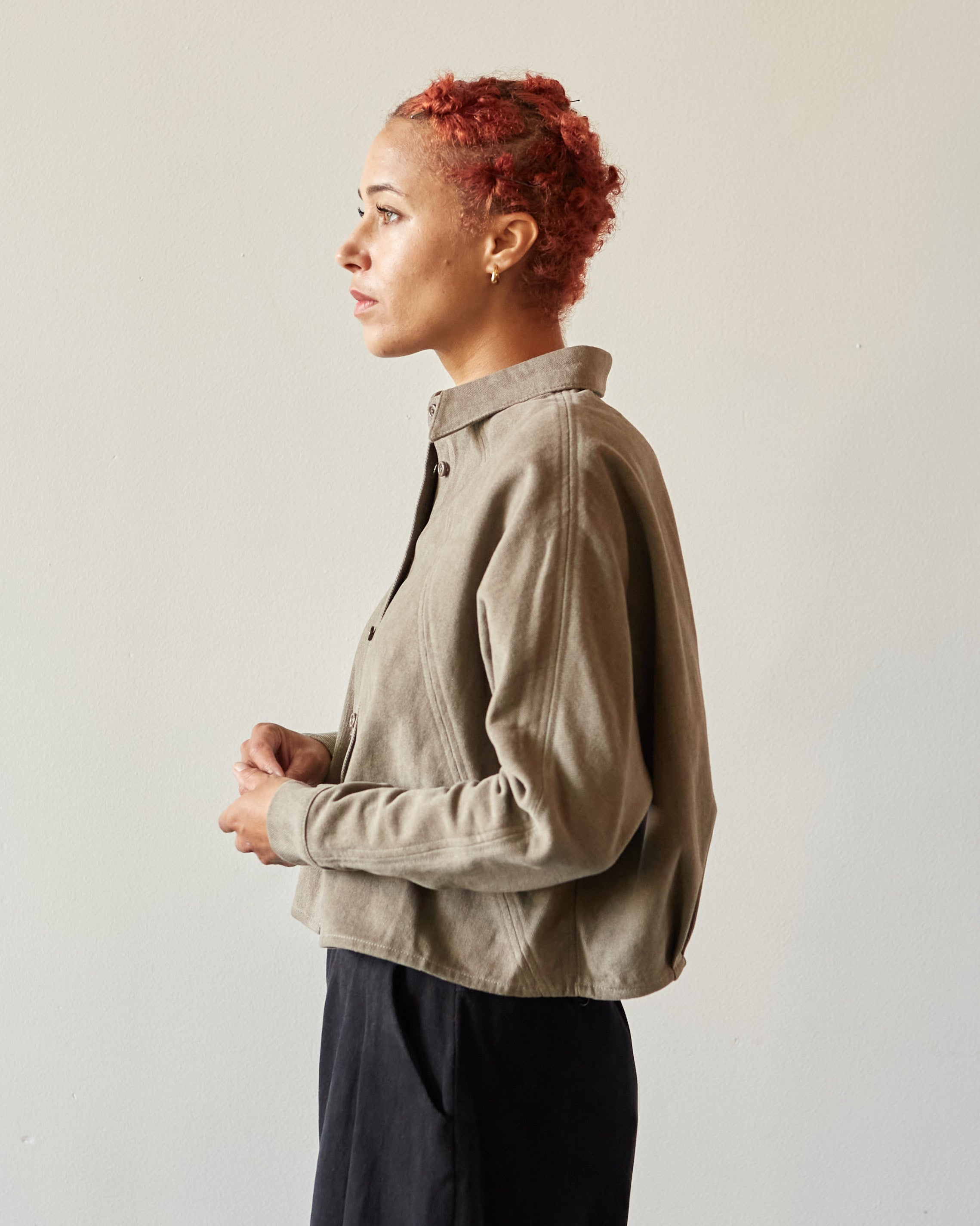 トップス overcoat DOLMAN SLEEVE OVERSHIRT overcoat DOLMAN SLEEVE OVERSHIRT