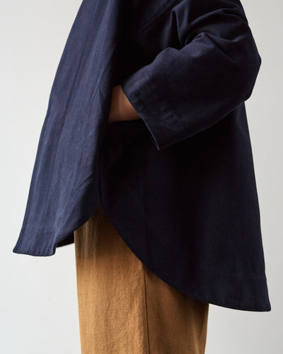 7115 Lantern Sleeves Jacket, Navy