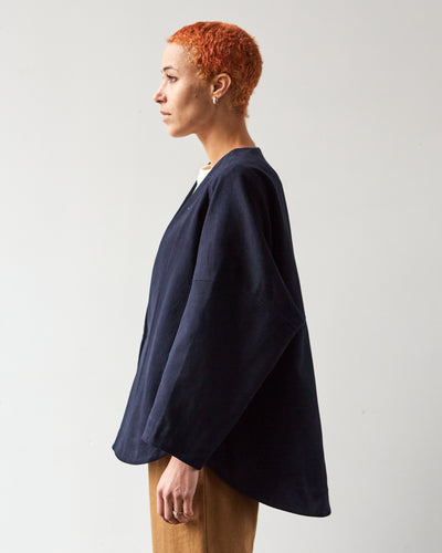 7115 Lantern Sleeves Jacket, Navy