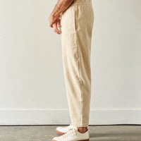 7115 Unisex Corduroy Elastic Pull-Up Trouser, Antique White