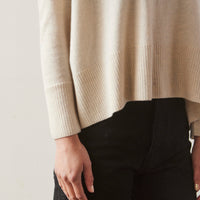 7115 V-Neck Sweater, Off-White