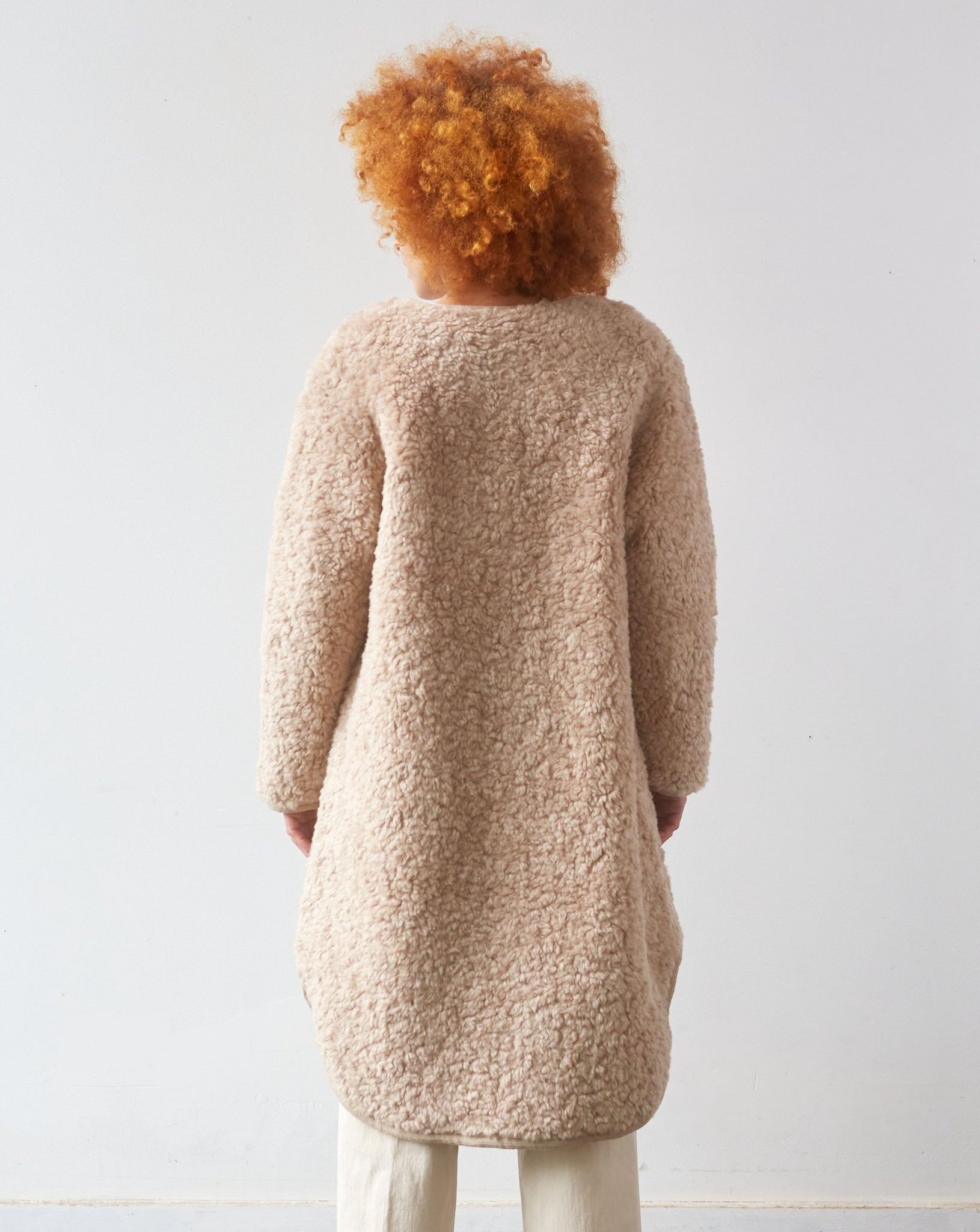 7115 Winter Curly Jacket, Sand