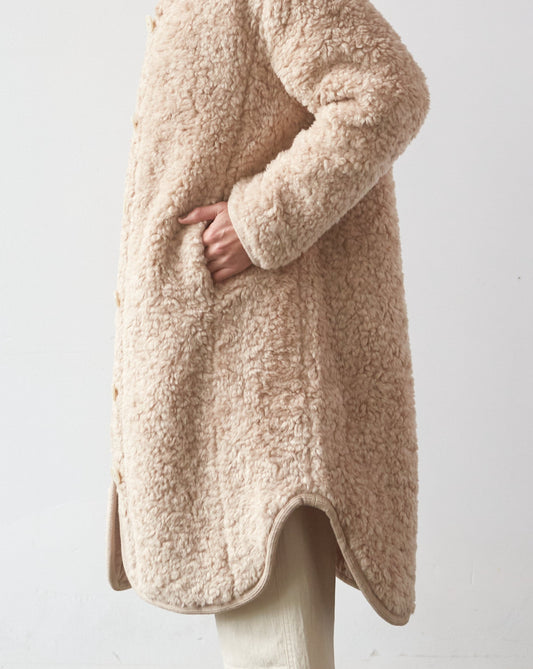 7115 Winter Curly Jacket, Sand