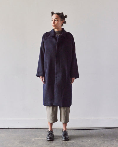 7115 Winter Wool Duster, Navy
