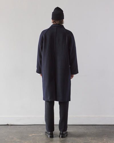 7115 Unisex Winter Wool Duster, Navy