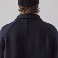 7115 Unisex Winter Wool Duster, Navy