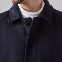 7115 Unisex Winter Wool Duster, Navy