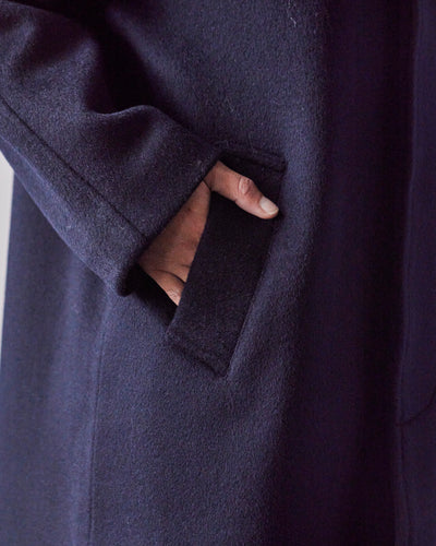 7115 Winter Wool Duster, Navy