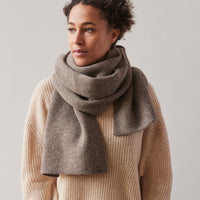 7115 Yak Long Scarf, Taupe