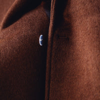 7115 Lapel Winter Coat, Rust