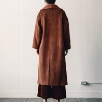 7115 Lapel Winter Coat, Rust