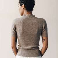 7115 Mockneck Fitted Tee, Faune