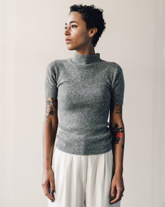 7115 Mockneck Fitted Tee, Husky