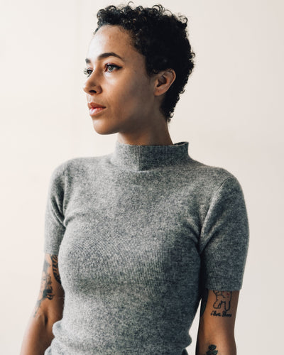 7115 Mockneck Fitted Tee, Husky
