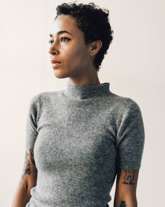 7115 Mockneck Fitted Tee, Husky