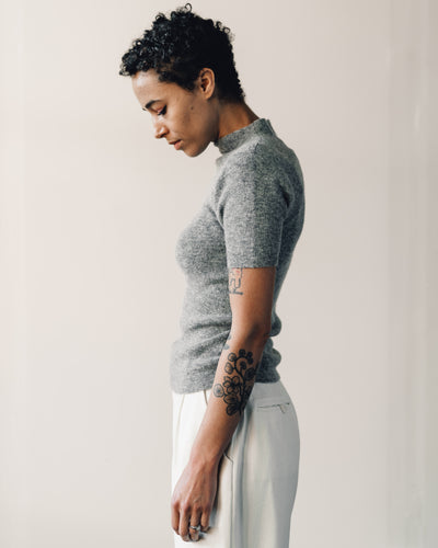 7115 Mockneck Fitted Tee, Husky