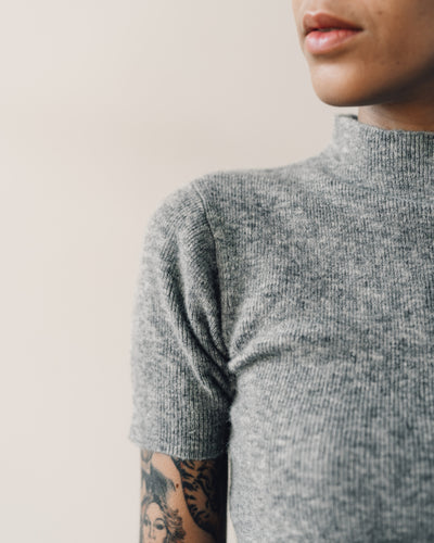 7115 Mockneck Fitted Tee, Husky