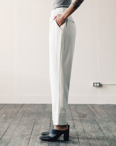 7115 Painter Wool Trouser, Off-White