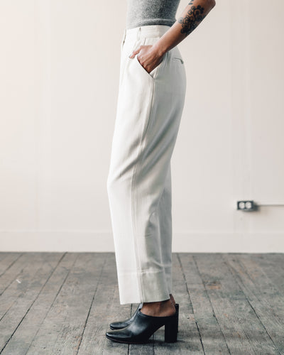 7115 Painter Wool Trouser, Off-White