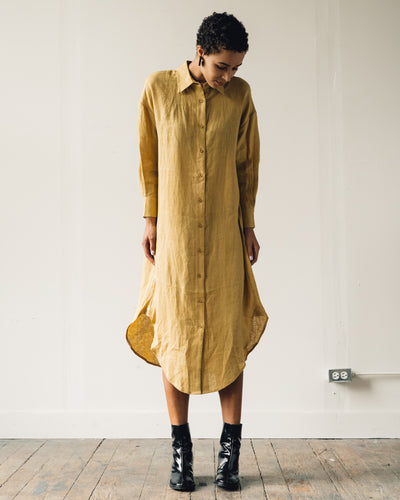 7115 Dolman Shirtdress, Chartreuse