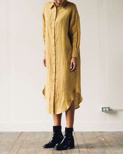 7115 Dolman Shirtdress, Chartreuse