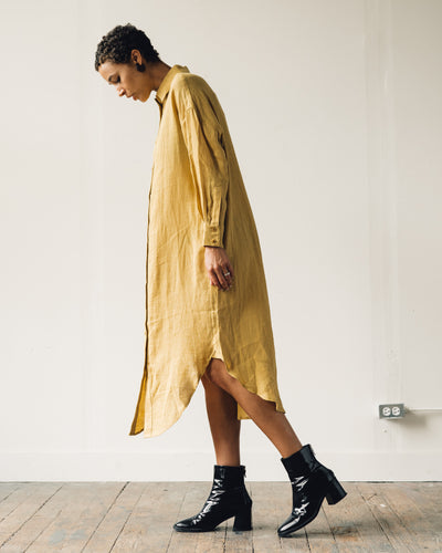 7115 Dolman Shirtdress, Chartreuse