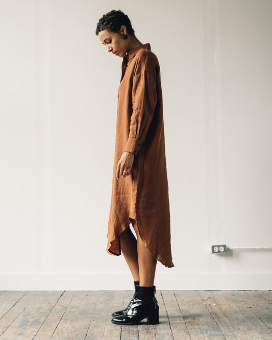 7115 Dolman Shirtdress, Rust