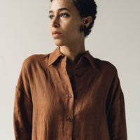 7115 Dolman Shirtdress, Rust