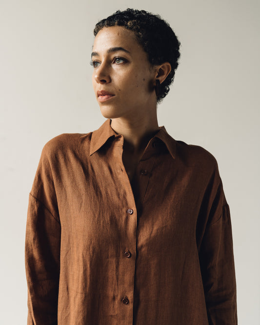 7115 Dolman Shirtdress, Rust