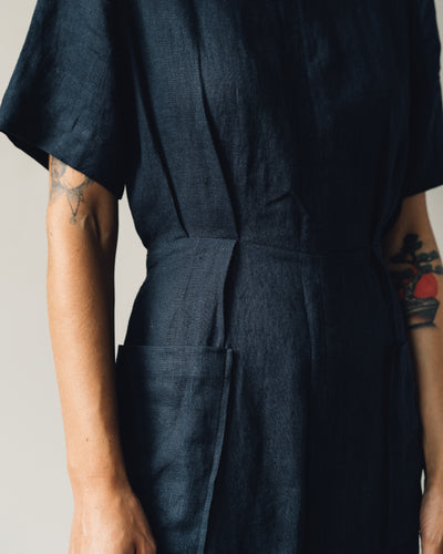 7115 Mandarin Jumpsuit, Navy