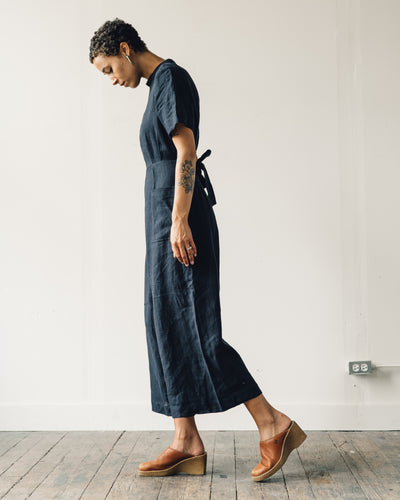 7115 Mandarin Jumpsuit, Navy
